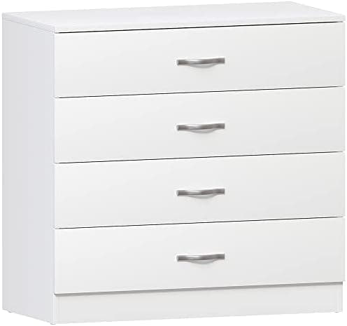 Elegant White 4-Drawer Chest™