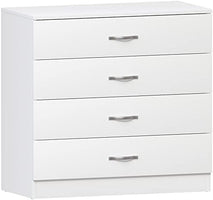 Elegant White 4-Drawer Chest™