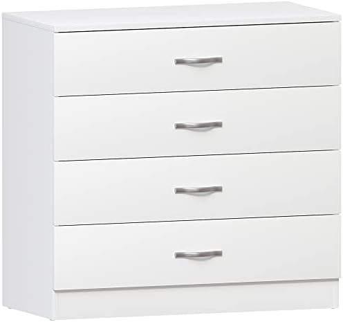 Elegant White 4-Drawer Chest™