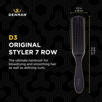 D3 7 Rows Curly Hair Brush Detangling Detangling Detangling Shaping Curls Defining Hair Brush for Men and Women