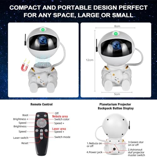 Cosmic Astronaut Star Projector