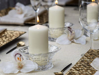 Elegant Ivory Pillar Candles Set™